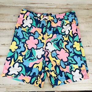 Crown & Ivy Kids Swim Shorts Boy’s Size Large Multicolor Bathing Suit Lined